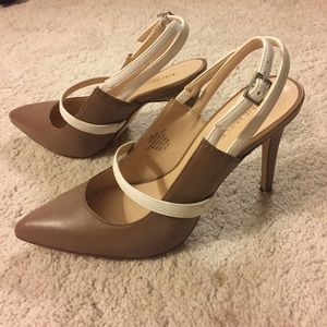 Nine West slingback stilletos NWOT